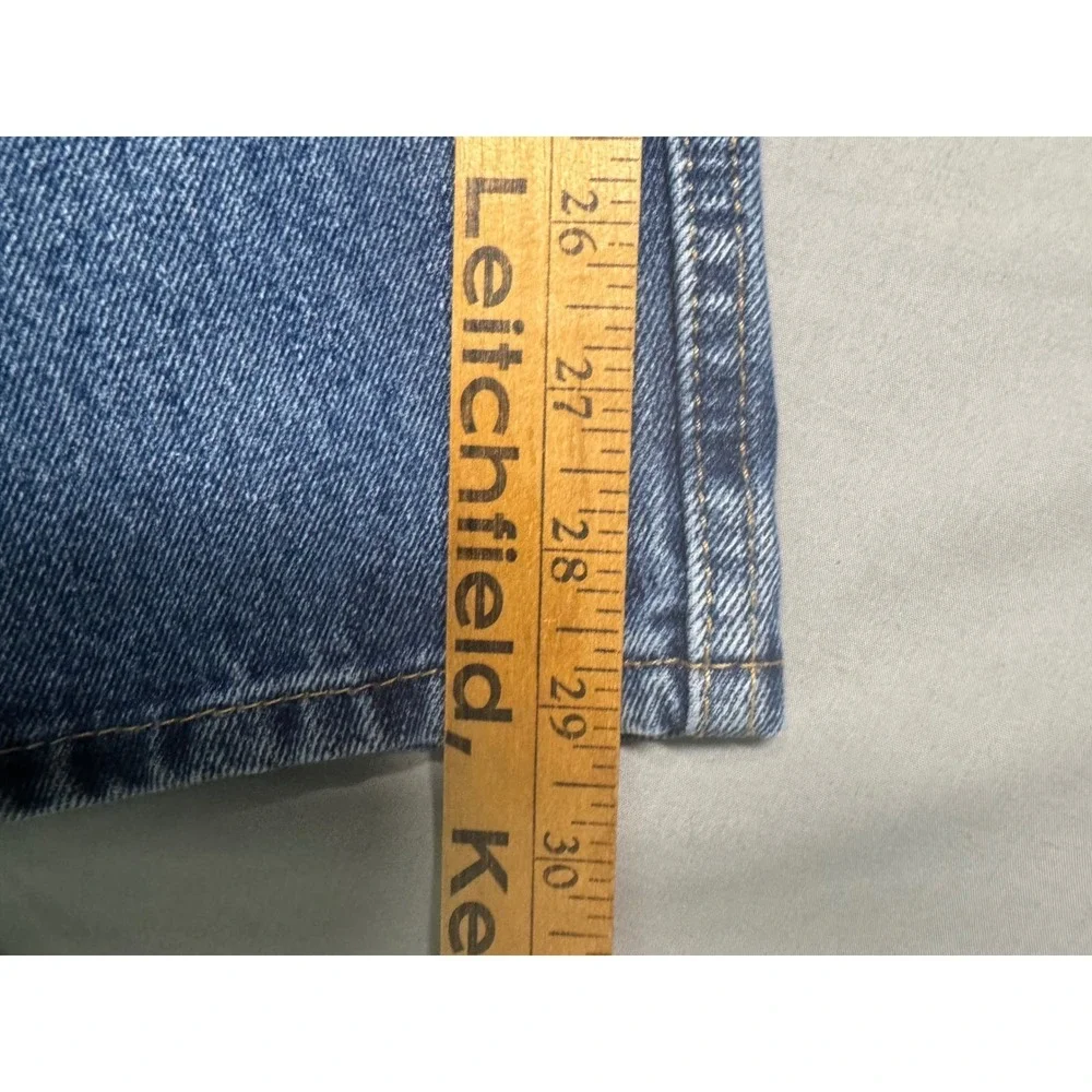 Levis 505 Regular Fit Straight Leg Mens Denim Jeans Blue 42x29 Medium Wash